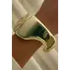 Altın Renk Plaka Kelepçe Bileklik