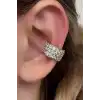 Altın Renk Taş Detaylı YSX Ear Cuff (Tek)