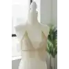 Altın Renk Taşlı Bikini Üstü /Bralet /Vücut Aksesuarı