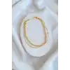 Altın Renk Zincirli Ayakkabı/Çizme Halhalı