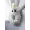 Beyaz Renk Canavar Figürlü Peluş Simit Toka