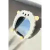 Beyaz Renk Koyun Figürlü Masa Aynası