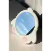 Beyaz Renk Penguen Figürlü Masa Aynası