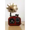 Dekoratif Gramafon Müzik Kutusu