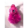 Fuşya Renk Canavar Figürlü Peluş Simit Toka