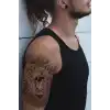 Geçici Aslan Dövme Tattoo