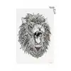 Geçici Aslan Dövme Tattoo