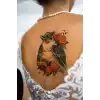 Geçici Baykuş Dövme Tattoo