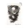 Geçici Baykuş Dövme Tattoo