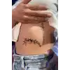 Geçici Çiçek Figürlü Dövme Tatto