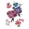 Geçici Çiçek Figürlü Dövme Tattoo
