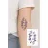 Geçici Çiçek Figürlü Mini Dövme Tattoo