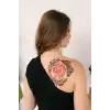 Geçici Çiçek ve Kelebek Dövme Tattoo