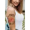 Geçici Çiçek ve Kelebek Dövme Tattoo