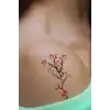 Geçici Çiçek ve Kelebek Mini Dövme Tattoo