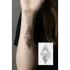 Geçici Dalga Figürlü Mini Dövme Tattoo
