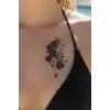 Geçici Gül Figürlü Dövme Tatto