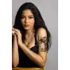 Geçici Kadın Modelli Dövme Tattoo
