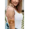 Geçici Kadın Modelli Dövme Tattoo