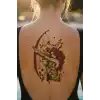Geçici Kadın Modelli Dövme Tattoo