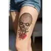 Geçici Kurukafa Dövme Tattoo