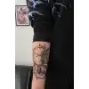 Geçici Kurukafa ve Saat Dövme Tattoo