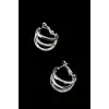 Gümüş Renk 15MM Halka Küpe (Çift)