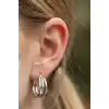 Gümüş Renk 20MM Halka Küpe (Çift)