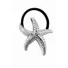 Gümüş Renk Deniz Yıldızı Figürlü Metal Lastik Toka
