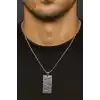 Gümüş Renk Erkek Zincir Çelik Kolye (60cm)