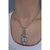 Gümüş Renk Göz Figürlü VİP YSX Kolye