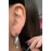 Gümüş Renk Halka Küpe 30MM (Çift)
