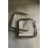 Gümüş Renk Kare Küpe (Çift)