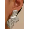 Gümüş Renk Metal Küpe (Çift)