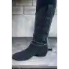 Gümüş Renk Zincirli Ayakkabı/Çizme Halhalı