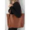 Kahve Renk Kadın Deri Çanta