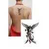 Karışık Renk Melek Figürlü Dövme Tattoo