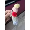 Karışık Renk Ponponlu Mandal Toka