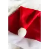 Kırmızı Renk Noel Baba Şapkası