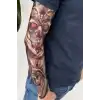 Kurukafa ve Baykuş Modelli Kol Dövme Tattoo
