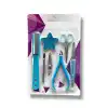 Mavi Renk 7 Parça Manikür/ Pedikür Törpü Set