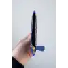 Mavi Renk Deri Kadın Cüzdan/ Kartlık