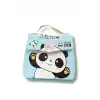 Mavi Renk Panda Figürlü Not Defteri