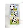 Mavi Renk Panda Figürlü Yapışkanlı Not Kağıdı