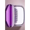 Mor Renk Ayna Detaylı Kendini Temizleyen Kutulu Saç Fırçası