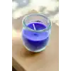 Mor Renk Bardakta Kokulu Dekoratif Mum