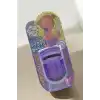 Mor Renk Kirpik Kıvırıcı/ Kirpik Kıvırma Aparatı