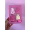 Pembe Renk 4´lü Makyaj Süngeri