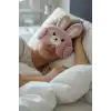 Pembe Renk Ayıcık Figürlü Peluş Uyku Bandı