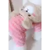 Pembe Renk Ayıcık Figürlü Peluş XL Köpek Tulum